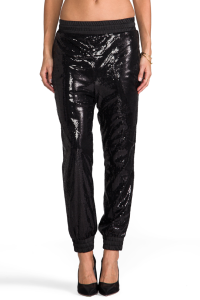 Black sequin pants from Revolve, a total steal originally $244.00 now on sale for $71.00!