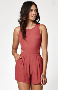 ROMPER WITH CUTOUTS FROM KENDAL AND KYLIE COLLECTION